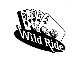 WILD RIDE 10 J Q K A 1 2 $ logo