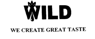 WILD WE CREATE GREAT TASTE logo