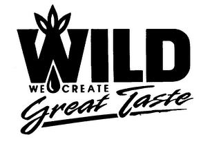 WILD WE CREATE GREAT TASTE logo