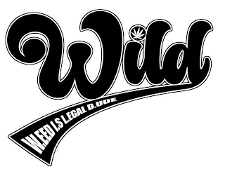 WILD W.EED I.S L.EGAL D.UDE logo