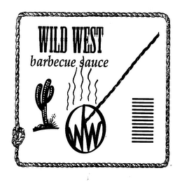WILD WEST BARBECUE SAUCE WW logo