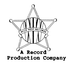 WILD WEST RECORDS A RECORD PRODUCTION COMPANY logo