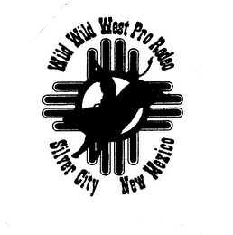 WILD WILD WEST PRO RODEO SILVER CITY NEW MEXICO logo