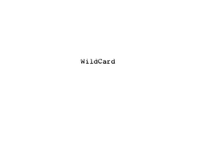 WILDCARD logo