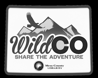 WILDCO SHARE THE ADVENTURE MESA COUNTY LIBRARIES logo