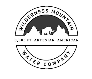 WILDERNESS MOUNTAIN 3,300 FT ARTESIAN AMERICAN WATER COMPANY logo