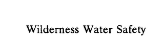 WILDERNESS WATER SAFETY logo