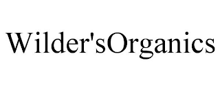 WILDER'SORGANICS logo