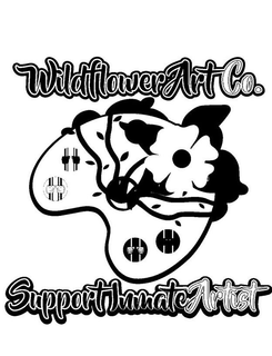 WILDFLOWER ART CO. SUPPORT INMATE ARTIST logo