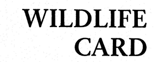 WILDLIFE CARD logo