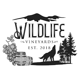 WILDLIFE VINEYARDS EST. 2018 logo