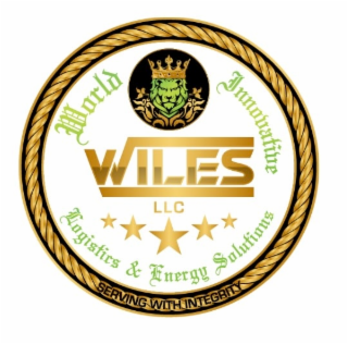 WILES LLC WORLD INNOVATIVE LOGISTICS & ENERGY SOLUTIONS SERVING WITH INTEGRITY logo