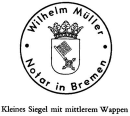 WILHELM MÜLLER NOTAR IN BREMEN logo