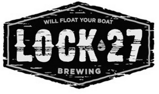 WILL FLOAT YOUR BOAT LOCK 27 BREWING logo