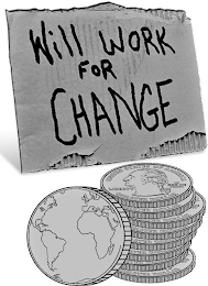 WILL WORK FOR CHANGE logo