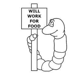 WILL WORK FOR FOOD logo
