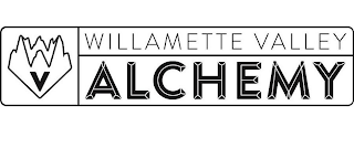 WILLAMETTE VALLEY ALCHEMY WV logo