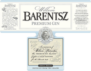 WILLEM BARENTSZ PREMIUM GIN logo