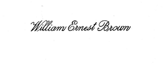 WILLIAM ERNEST BROWN logo