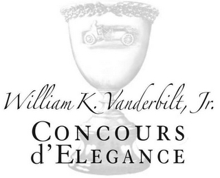 WILLIAM K. VANDERBILT, JR. CONCOURS D'ELEGANCE logo