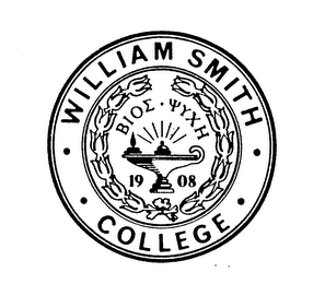 WILLIAM SMITH COLLEGE 1908 logo