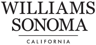 WILLIAMS SONOMA CALIFORNIA logo