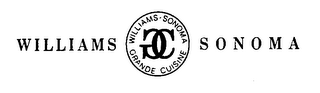WILLIAMS SONOMA WILLIAMS-SONOMA GRANDE CUISINE GC logo