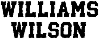 WILLIAMS WILSON logo
