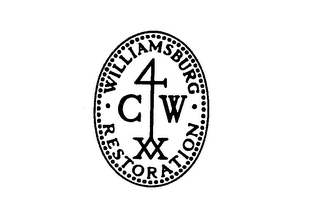 WILLIAMSBURG RESTORATION 4 CW XX logo