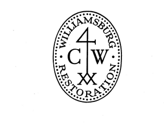 WILLIAMSBURG RESTORATION CW 4XX logo