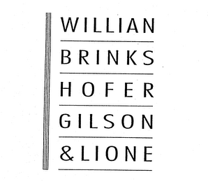 WILLIAN BRINKS HOFER GILSON & LIONE logo