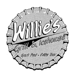 WILLIE'S GRILL & ICEHOUSE GREAT FOOD - COLDER BEER logo