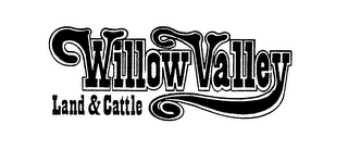 WILLOW VALLEY LAND & CATTLE logo