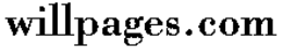 WILLPAGES.COM logo