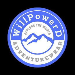 WILLPOWERD ADVENTUREWEAR EXPLORE THE WORLD logo