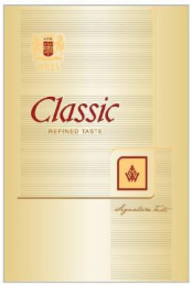 WILLS CLASSIC REFINED TASTE SIGNATURE TASTE logo