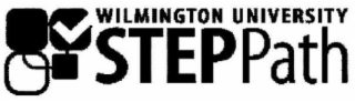 WILMINGTON UNIVERSITY STEP PATH logo