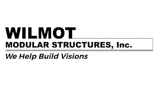 WILMOT MODULAR STRUCTURES, INC. WE HELP BUILD VISIONS logo