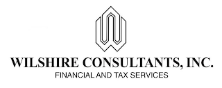 WILSHIRE CONSULTANTS, INC. FINANCIAL AND TAX SERVICES logo