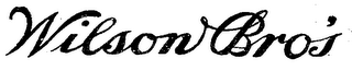 WILSON BRO'S logo
