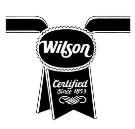 WILSON CERTIFIED SINCE 1853 logo