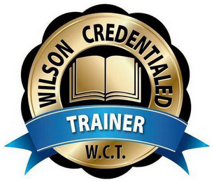 WILSON CREDENTIALED TRAINER W.C.T. logo