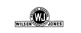 WILSON JONES RECORD KEEPING ESSENTIALS WJ logo