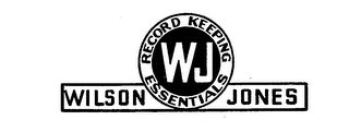 WILSON JONES RECORD KEEPING ESSENTIALS WJ logo
