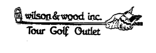 WILSON & WOOD INC. TOUR GOLF OUTLET logo