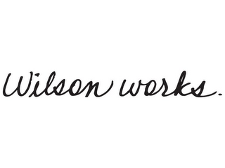 WILSON WORKS. logo