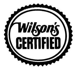 WILSON'S CERTIFIED logo