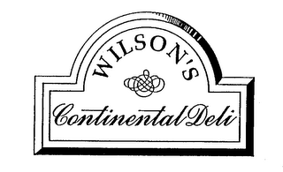 WILSON'S CONTINENTAL DELI logo