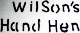 WILSON'S HAND HEN logo