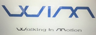 WIM WALKING IN MOTION logo